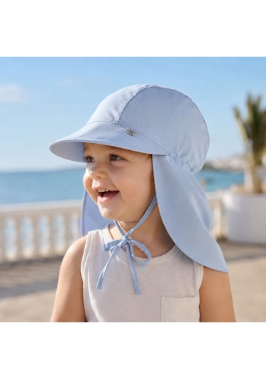 Lassig Flap Hat Uv Korumalı Şapka Sky Blue Mavi