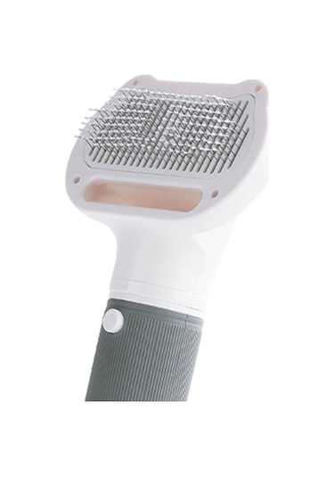 Homyl Pet Kurutma Saç Makinesi Slicker Fırça Ev Kedi Gri