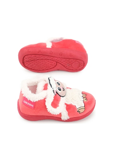 Gezer Bebe Kız Çocuk Kışlık Cırtlı Ayarlanabilir Günlük Okul Kreş Panduf Ayakkabı Ga2kbm.03362.00.004.f66 Kırmızı