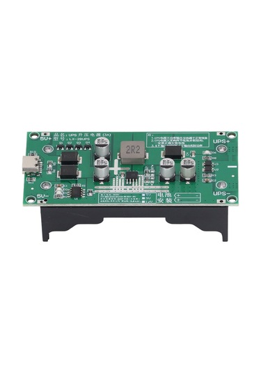 Vkemall 15w 3a Lx-2bups 18650 Li-pil Artırma Şarj Modülü, Kesintisiz Ups Besleme, Anında Güç Değişimi, 5v Giriş, Çift Led Gösterge