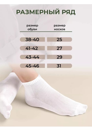 Clever Wear Cles M2004 Spor Kısa Çoraplar, File Desenli 5 Çift Set 216139396 Beyaz