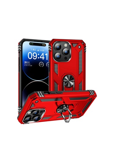 Snapbuy İphone Uyumlu 15 14 13 12 11 Pro Xr Xs Max X 7 8 6 Se İçin Manyetik Metal Halka Parmak Tutucu Kılıf Mavi Tuval