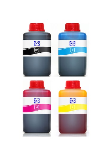 OCP Epson EcoTank L3266 Uyumlu Yazıcı Mürekkep Seti 500ml 4 Renk
