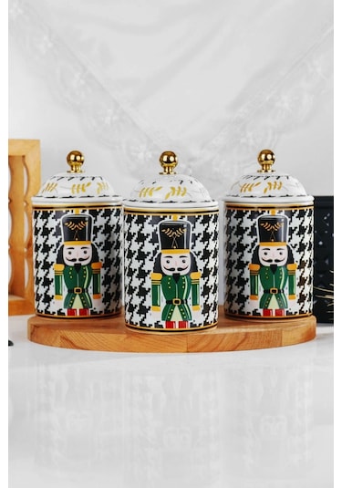 Krabhr-002 Miss Betty 3'lü Poselen Baharat Takımı 001