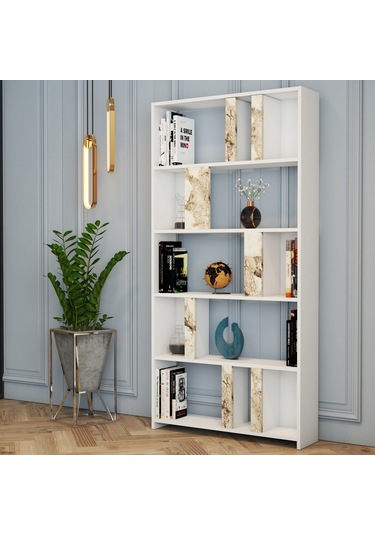 Variant Lima Çalışma Masası Ve Kitaplık Takımı - Beyaz / Beyaz Me