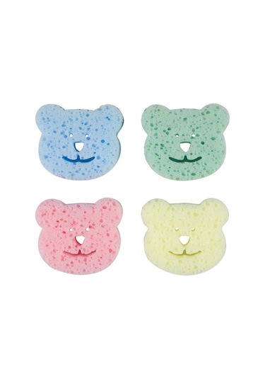 Bebedor 578 Renkli Bebek Banyo Süngeri 4'lü