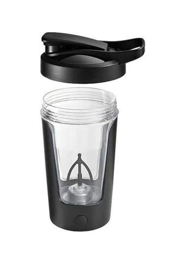 Pazly Cbtx Usb Şarjlı Tam Otomatik Karıştırma Kabı, Kahve Fincanı, Siyah Siyah