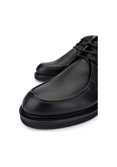 Rossı Erkek Hakiki Deri Siyah Casual Bot 668 1283pza Erk Bot Sk24-25 Nero Siyah Siyah