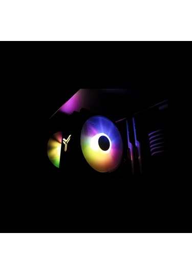 Reedark Jonsbo Cr-1000 Renkli Versiyon Cpu Soğutucu, 4热管, Pwm Kontrollü Fan, Renkli Işıltı Efekti, Çok Platform Desteği