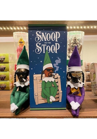 Snoop On A Stoop Noel Elf Bebek 216 Mor 3216 30cm