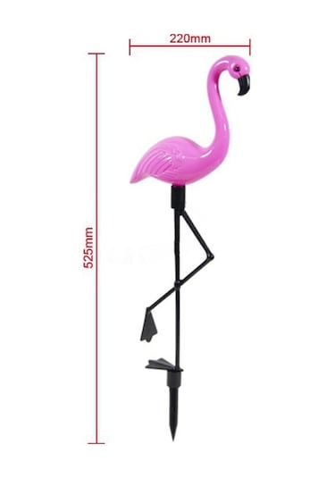 Novahub Güneş Enerjisi Flamingo Lambası Bahçe, Avlu Işığı Güneş Paneli