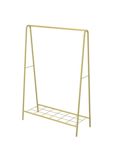 Metallica Concept Oval Telli Gold Butik Elbise Askılığı Konfeksiyon Askılık Altın