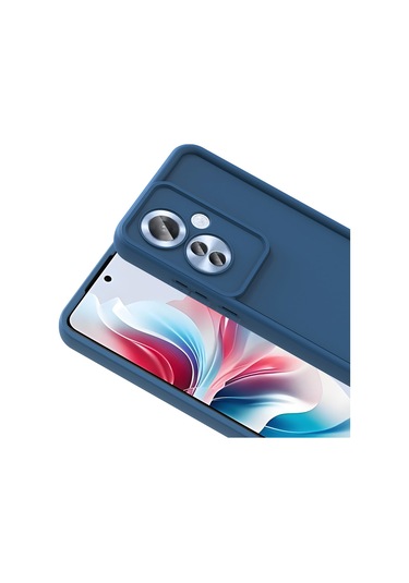 Goocamp Reno 11f Kılıf Kamera Korumalı Ananas Kapak - Mürdüm Mürdüm