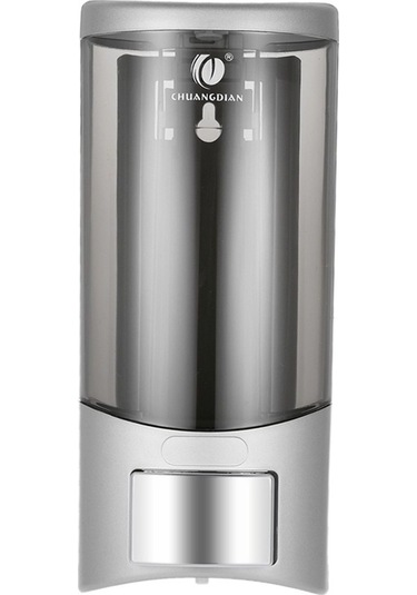 Tongxida Tuvalet Tutucusu Tek Şişe Şampuan Sabunluk Monte Ml Manuel Leezsing Kutusu Duvara Chuangdian 500 Uq Gümüş Gümüş