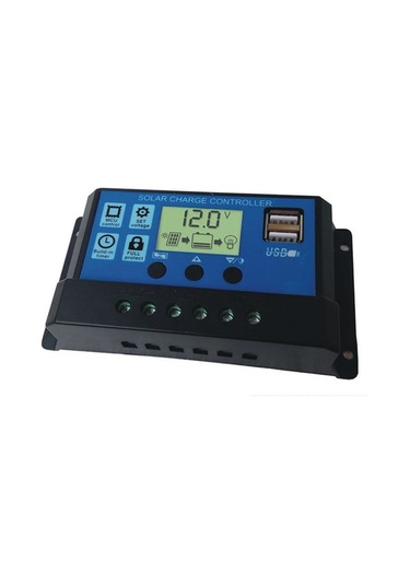Electric 3 Aşamalı Pwm Şarj Kontrolü, 30a Güneş Şarj Kontrol Cihazı, Ev Ve Sokak Lambaları İçin