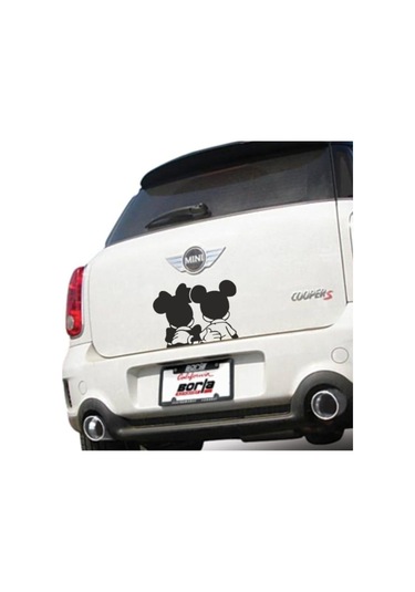 Micky And Minnie Sticker-miyrem Oto-motor-laptop-duvar-dekor 10 X 7 Cm