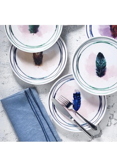 Fecra Tirga 6 Parça Pasta Tabağı Seti