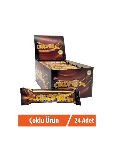Afia Çikofia Sütlü Çikolata Kaplamalı Bar 24 x 40 G