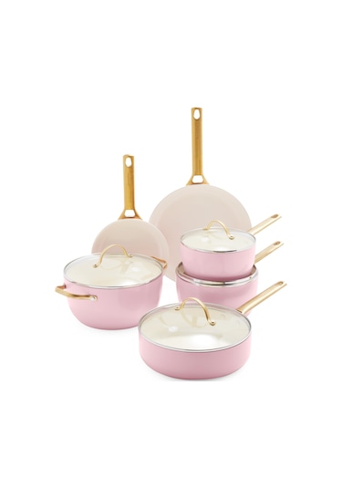 Greenpan Padova Pembe Tencere Seti 10 Parça