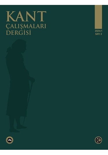 Kant Çalışmaları Dergisi 2024 Sayı 3 / Kolektif