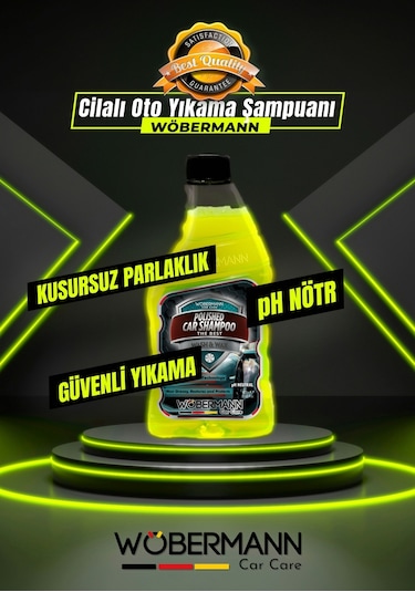 Wöbermann 4'lü Araba Oto Temizlik Hızlı Yıkama Bakım Seti