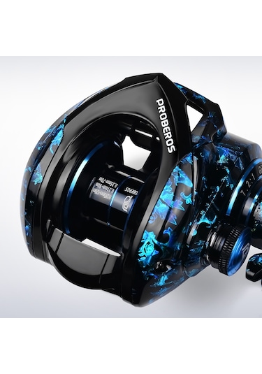 Proberos Vhb120 Metal Baitcasting Makarası 3+1bb Rulmanlı Balıkçılık Makarası - Sağ El