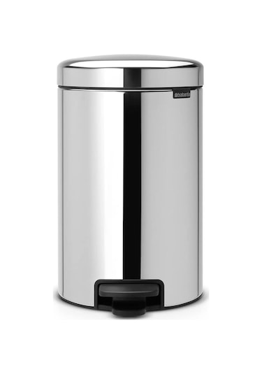 Brabantia Çöp Kovası Newicon Brillant Steel Pedallı Çöp Kutusu 12 Mat Krom