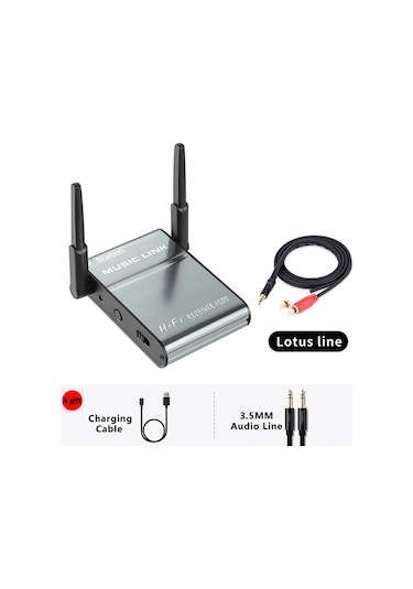 Aux Ses Bluetooth Alıcısı Kayıpsız Ses Adaptörü Rca Hoparlör 5.0 B