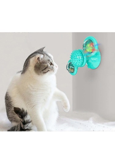 Pet Life 'windmill' Dönen Vakumlu Dönen Kedi Oyuncağı S848