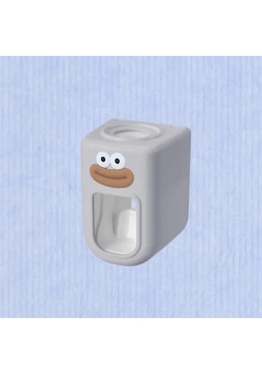 Elmpaly Sku 12345 1 2 Parça Duvar Askılı Otomatik Diş Macunu Sıkma Aparatı Pratik Kurulum Deliksiz 1