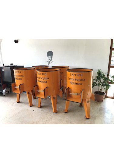 İntes Ceviz Soyma Makinası 80Kg 170 Lt Standart Devirli 1.5 Kw