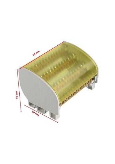 Çetsan 3 Faz 1 Nötür 2+5 Delikli Faz Dağıtım Barası