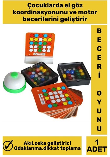 Özel El Göz Koordinasyonu El Beceri Düşünme Geliştirici Akıl Zeka Strateji Oyunu Becerikli Parmaklar