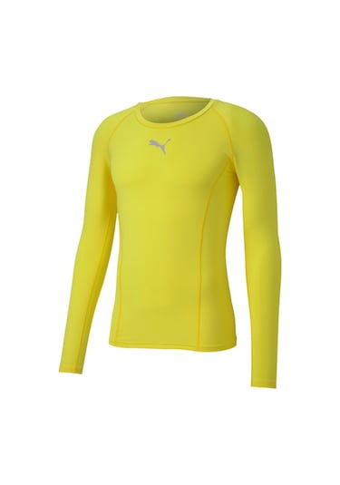 Puma Lıga Uzun Kollu Erkek Futbol Tişört 655920 33 Sari