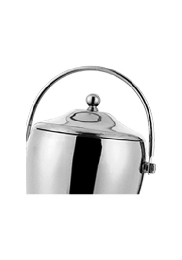 Homyl Barbekü Bar Partisi Için Çift Duvar Buz Kovası İçecek 1.2l Gümüş Çok Renkli