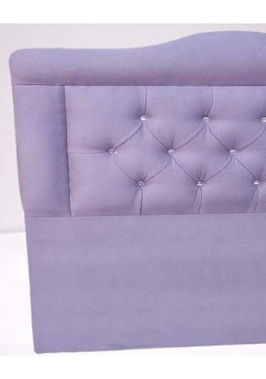 Bengi Ticaret Dk El Yapımı Tay Tüyü Kumaş Tek Kişilik Başlık Açık Mor 90