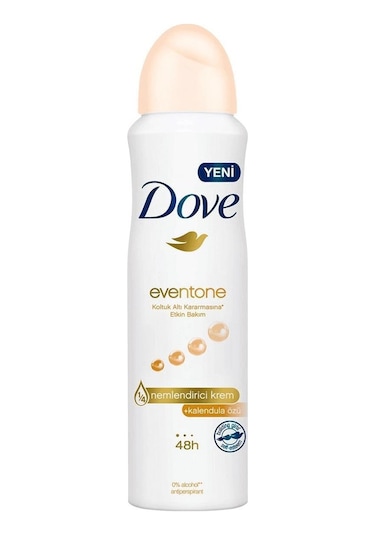 Dove Eventone Koltuk Altı Kararma Önleyici Kadın Sprey Deodorant 150 ML