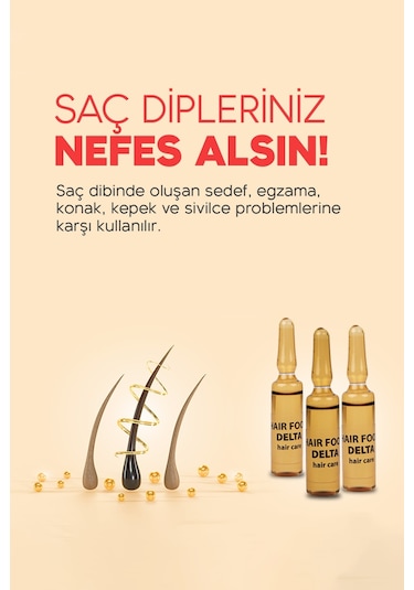 Hhs Hairfood Delta Saç Bakım Serumu 10 x 5 ML