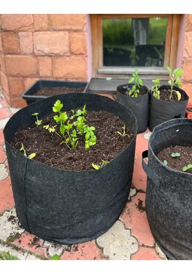 Umnyj Sad Bitkiler Ve Fide İçin 235 Litre Tekstil Saksı 192225365