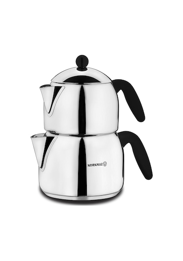 Korkmaz Orbit Mega Çaydanlık Takımı Siyah