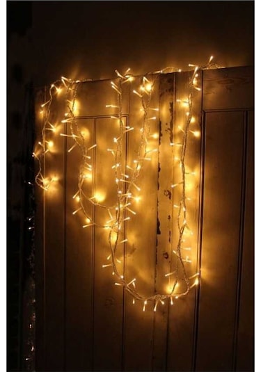Dekoratif Led 10 Mt Animasyonlu Yılbaşı Süs Ip Led Işık Amber