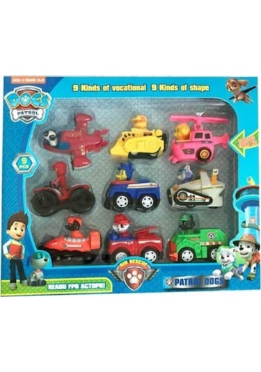 Bvm Oyuncak Paw Petrol Figür Seti 9'Lu
