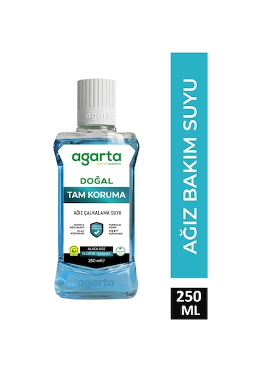 Agarta Tam Koruma Alkolsüz Ağız Bakım Suyu 250 ML