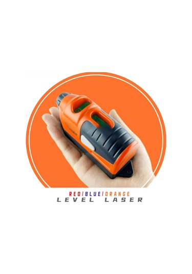 Maiyame Etopoo Kısa Dalga İnfrarede Lazer Seviye Cihazı, Çok Fonksiyonlu Toprak Kablosu Tespit Edici, Su Geçirmez Mini Tasarım Turuncu Dc50