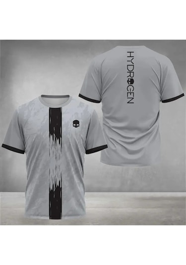 Snapbuy 2025 Yaz Erkek Tenis Tişörtü - Çabuk Kuruyan Spor Üstü, Kısa Kolluordu Yeşil Ordu Yeşil