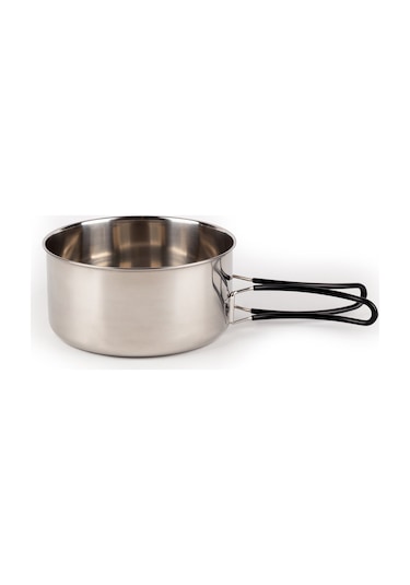 Evolite Evercamp 2-3 Kişilik Çelik Tencere Seti Gri