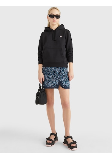 Tommy Hilfiger Tommy Hılfıger Kadın Sweatshırt Dw0dw09228-bds Siyah