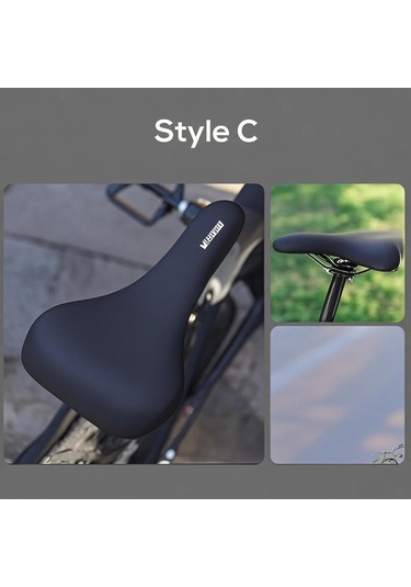 Yifomall Bisiklet Jantı Silikon Yastık, Fenerli Montajlı, Dağ Bisikleti İçin Konforlu, Yüzük Desenli Silikon Tipi Çok Renkli