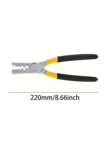 Dashanshop Swanamb Profesyonel Kablo Krimpleme Pensesi 250 Parça Gt Bakır Terminal Seti Pz0.5-16