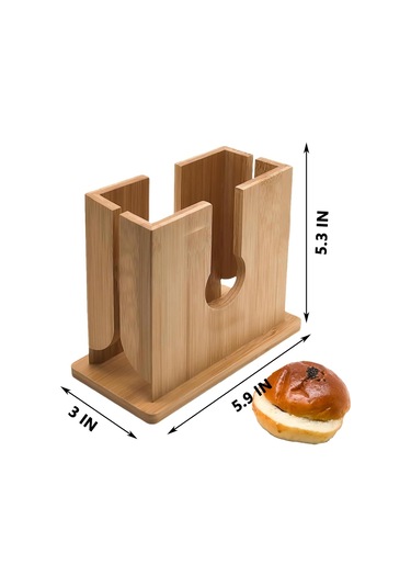 Ahşap Simit Dilimleyici, Ev Yapımı Ekmek Mutfak Pişirme Aracı Kompakt Tasarım İçin Ekmek Dilimleme Kılavuzu Ahşap